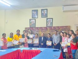 MEJD Distribui Sertifikadu Apresiasaun Ba Jornalista Destakadu Iha Edukasaun