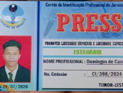 Jornalista Ne’ebé Hetan Kareteira Profisonal Tenki Prenze Rekejitus