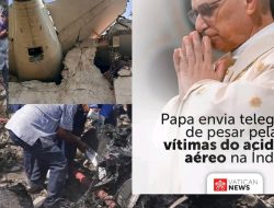 Papa Leão XIV hato’o Sentidu kondolénsia Ba Vítima Aviaun Air India Ne’ebe Hetan Asidente Tráfiku