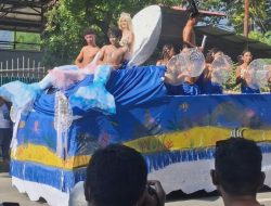 T-L Komemora Loron Mundial Oceanu ho Mensajen Proteje Ambiente Tasi