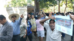 Komunidade Beto Tasi Protesta Planu Alargamentu Aeroportu Nicolau Lobato