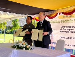 Kansei Company no CWP Global Entrega Kareta Saneamentu Rua ba CNEFP Tibar