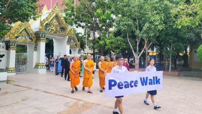 Peace Walk for Justice and Human Rights Held in Bangkok… Leaders of Thailand’s Five Major Religions Call for Fair Due Process for Elderly Pretrial Detainees