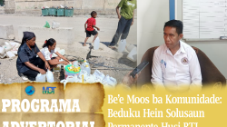 Be’e Moos ba Komunidade: Beduku Hein Solusaun Permanente Husi BTL